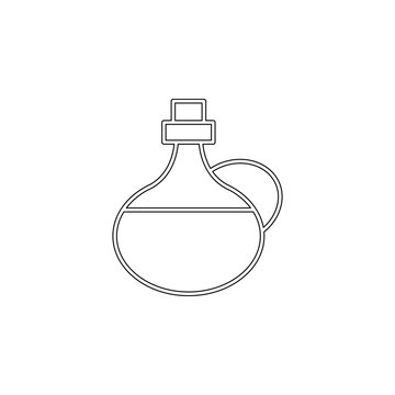 recommend clip art: oil in a vessel outline icon. Element of spa for mobile concept and web apps icon. Outline, thin line icon for website design and development, app development