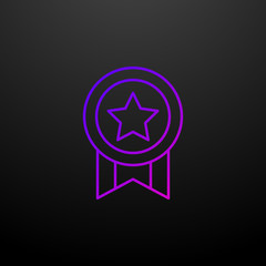 Medal nolan icon. Elements of succes and awards set. Simple icon for websites, web design, mobile app, info graphics
