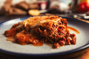 cheesy lasagne bolognese
