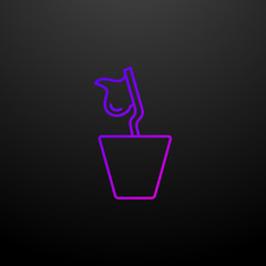 Toothbrush nolan icon. Elements of cleaning set. Simple icon for websites, web design, mobile app, info graphics