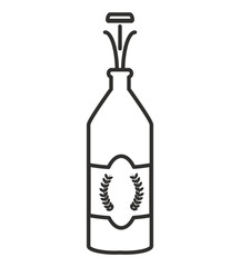 bottle beer oktoberfest festival icon