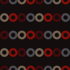 Ethnic boho seamless pattern. Lace. Embroidery on fabric. Patchwork texture. Weaving. Traditional ornament. Tribal pattern. Folk motif. Can be used for wallpaper, textile, wrapping, web. 