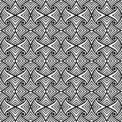 Hand drawn, seamlessly repeatable, tangle pattern.