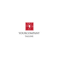 Key company system logo template