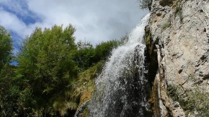 Fantastic waterfall called "Cascada del Molino de la Chorrera" from Spain