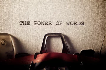 Fotobehang The power of words © WINDCOLORS