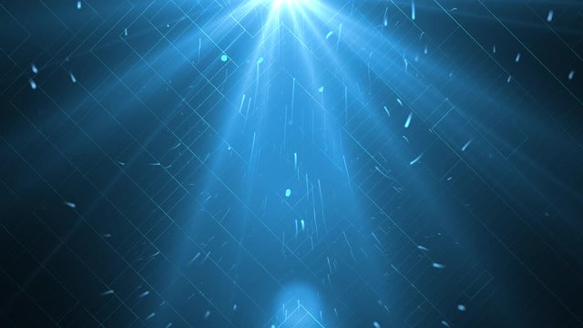 Abstract Blue Particle Background