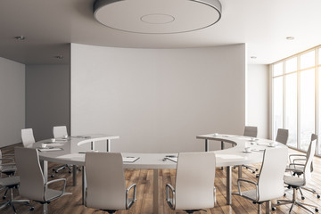 Clean meeting room interior