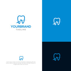Bridge tooth logo template