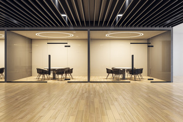 Light spacious office interior