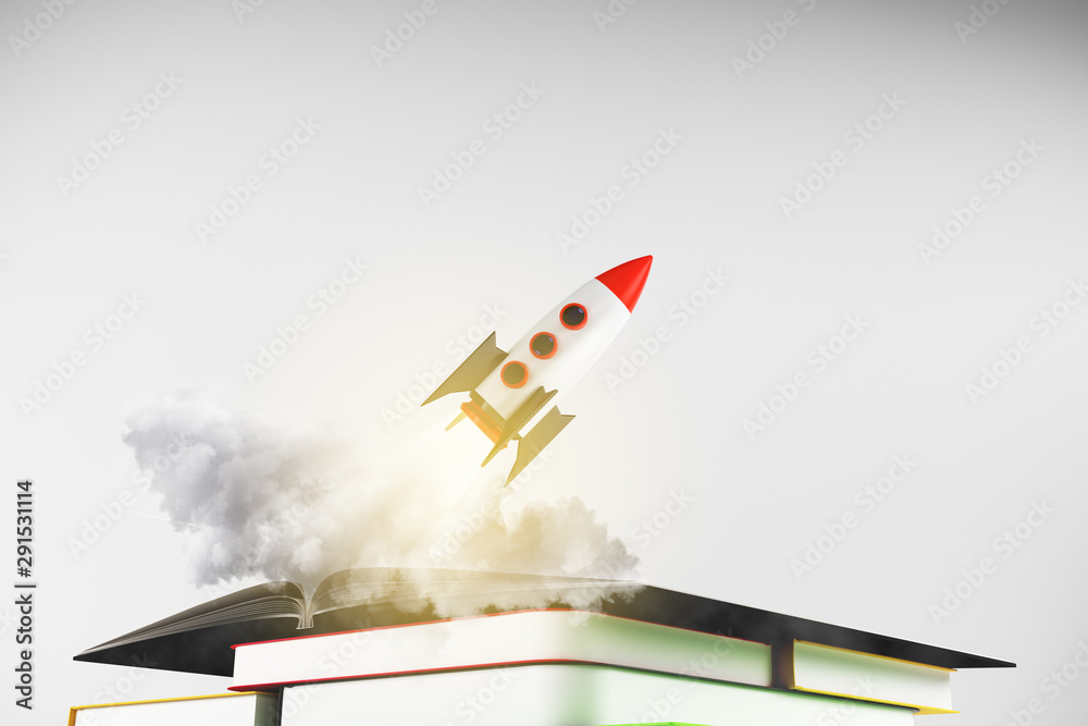 Poster startup and knowledge concept