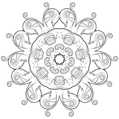 Mandala circular pattern