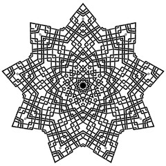 Mandala circular pattern