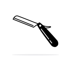 Razor blade icon. Vector concept illustration for design.