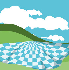 Obraz premium bottle beer and leaf oktoberfest pattern