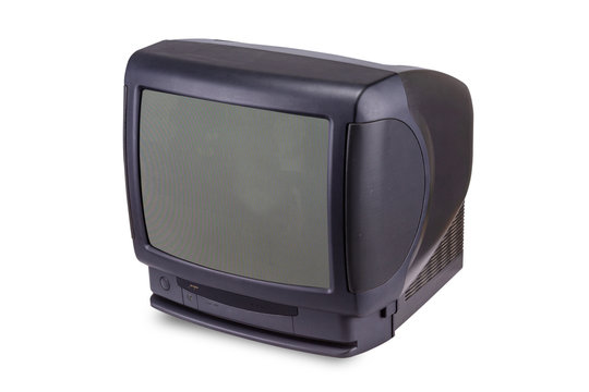 Television isolated on white