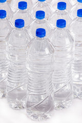 Water bottle pack isolated
