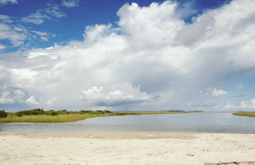 North Carolina Outer Banks Pamlico Sound beach