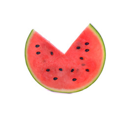  watermelon isolated on white background.