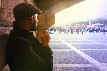 Homme mode type peaky blinders