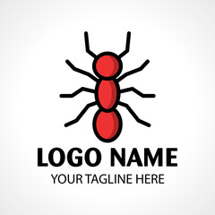 Simple icon of an ant