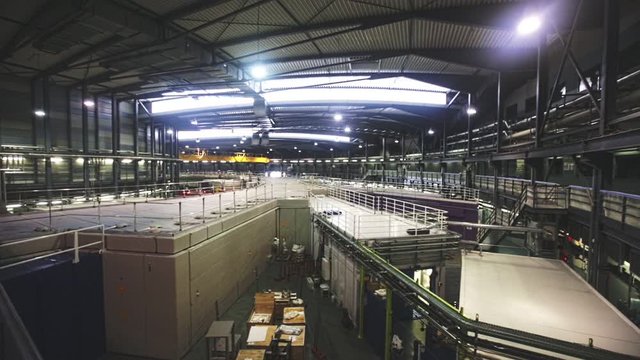 CERDANYOLA DEL VALLES, SPAIN - JUNE 29, 2019: Image of ALBA synchrotron building interior