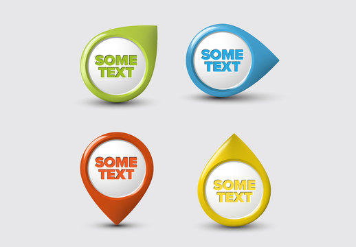 Round 3D Pointer Layout Set