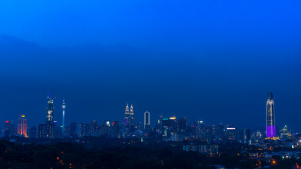 Fototapeta na wymiar Beautiful building and cityscape at Kuala Lumpur, Malaysia
