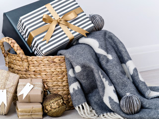 Winter holidays background.