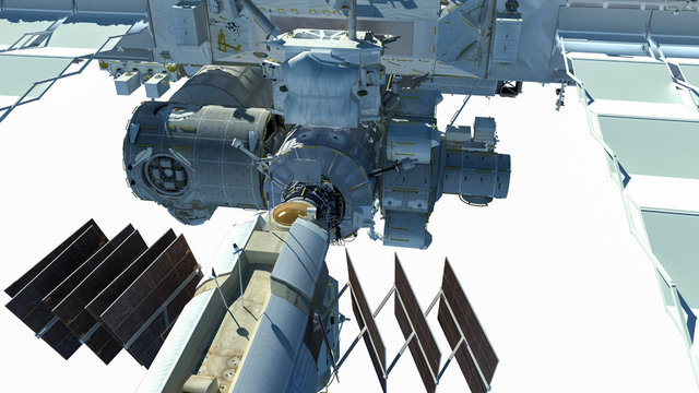 The International Space Station detailed rendering