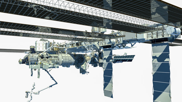 The International Space Station detailed rendering