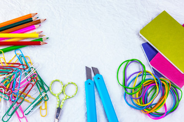 Various equipment for the office in the form of framing