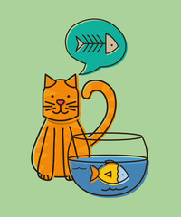 mascots with pets shop set icons