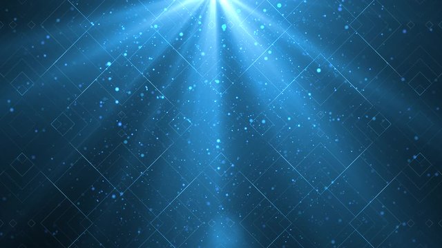 Abstract Blue Particle Background