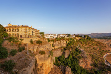 Fototapeta na wymiar Ronda, city in the Spanish province of Malaga