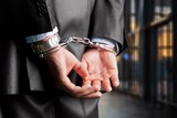 Arrest bound bracelet bribe bribery business businessman
