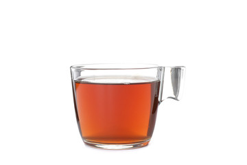Cup of tea isolated on white background