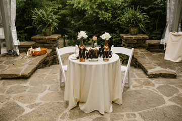 wedding sweetheart table