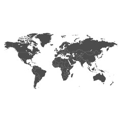Fototapeta premium Mapa świata streszczenie ilustracji wektorowych