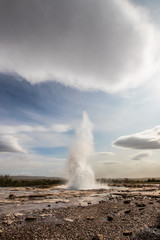 Iceland geyser