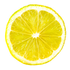 Zitrone Querschnitt