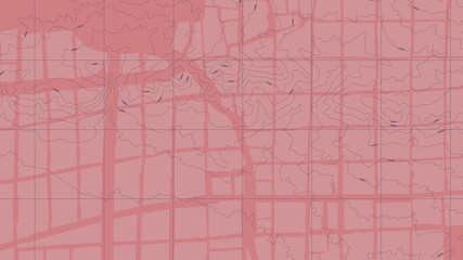 CITY AND TERRAIN MAP