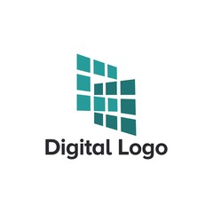 digital logo vector