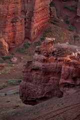 South-East Kazakhstan. Picturesque mountains in the area of the natural national Park "Charyn canyon".
