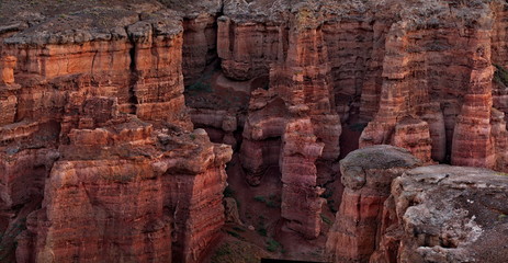South-East Kazakhstan. Picturesque mountains in the area of the natural national Park "Charyn canyon".