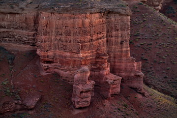 South-East Kazakhstan. Picturesque mountains in the area of the natural national Park "Charyn canyon".