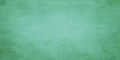 Green wide grunge effect texture.