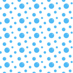 Abstract background with  circles. bubble seamless pattern vector