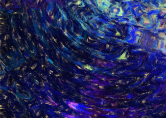 Pretty oil painting on canvas art background. Colorful brushstrokes and watercolor splashes elements. Digital artistic texture for graphic design. Printable beautiful pattern.