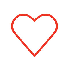 Heart Love Icon Vector Illustration